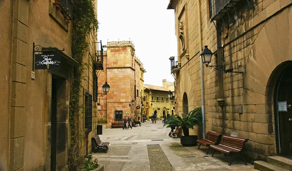 Испанская деревня Барселона — стоковое фото