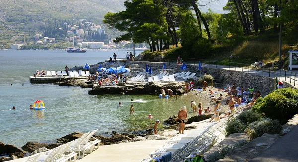 Spiaggia a Cavtat — Foto Stock