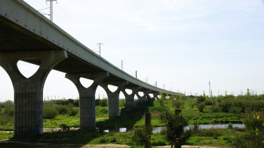 Demiryolu Köprüsü delta del Llobregat