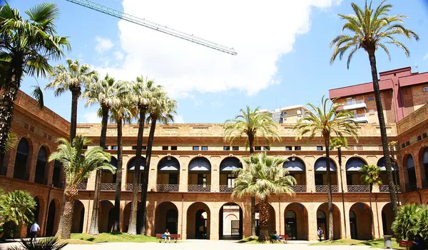 District headquarters Nou Barris in Barcelona — Stock Photo, Image