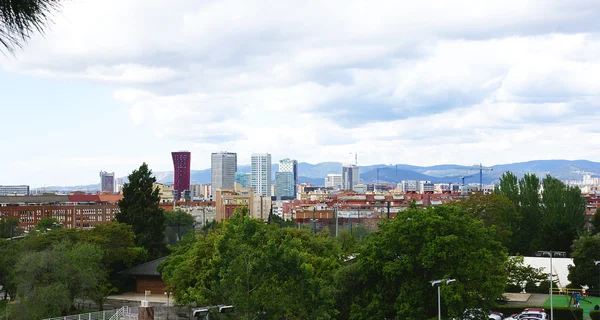 Panoramisch van hospitalet de llobregat — Stockfoto