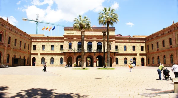 Het hoofdkwartier van het district Nou Barris in Barcelona — Stockfoto
