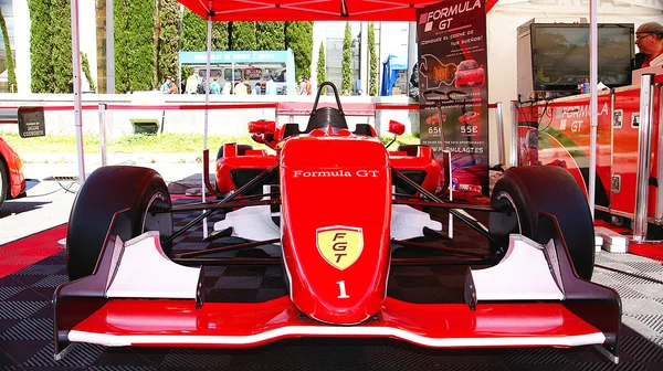 Carro de corrida no Barcelona Motor Show, 2013 — Fotografia de Stock