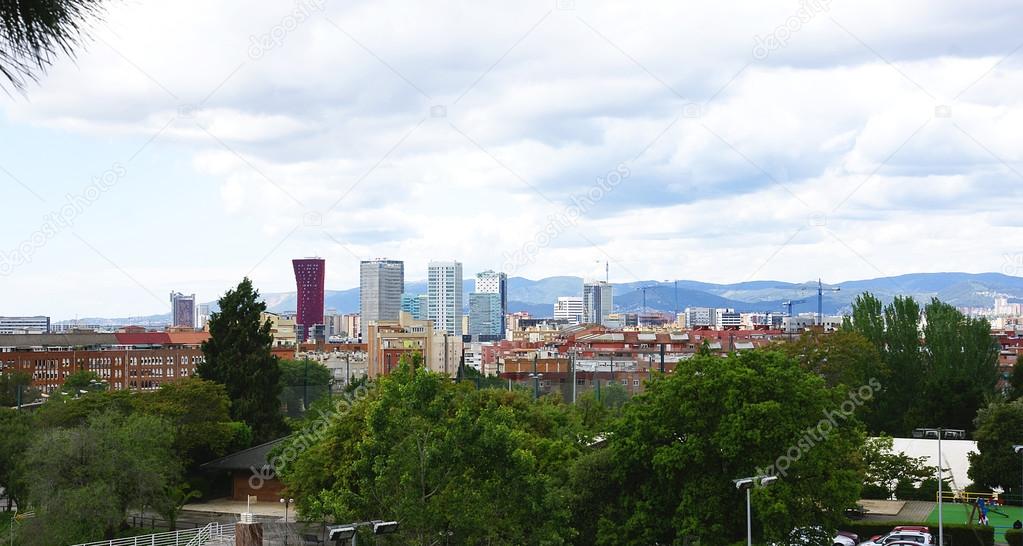 Panoramic of Hospitalet de Llobregat