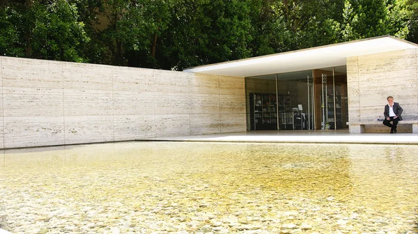 Pavilium de Mies Van der Rohe — Fotografia de Stock