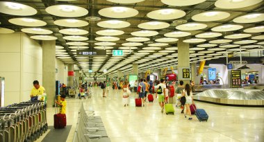 barajas Havaalanı'nda terminal 4 iç