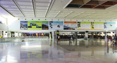 Hall of Lanzarote airport clipart