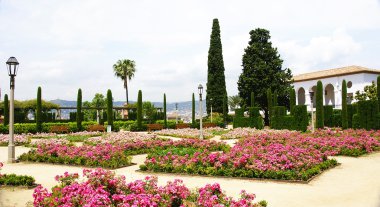 montjuic dağ Teatre grec bahçelerde