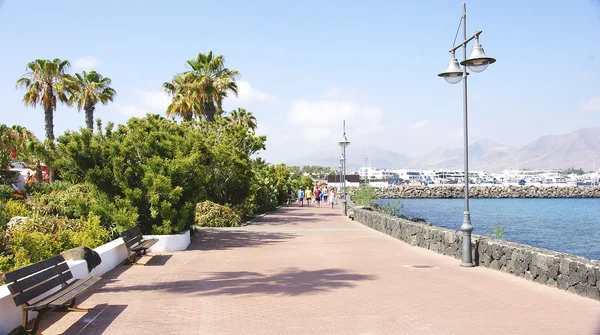 Vistas de Playa Blanca — Fotografia de Stock