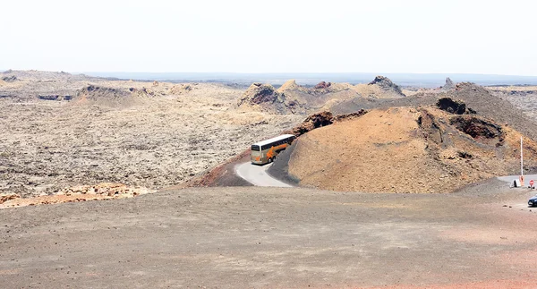 Volcanic landscape of Timanfaya National Park — Stock Photo, Image