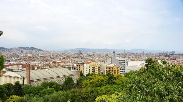 Panorama von barcelona — Stockfoto