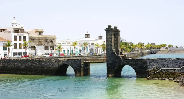 Hradní most san gabriel, arrecife, lanzarote, Kanárské ostrovy — Stock fotografie