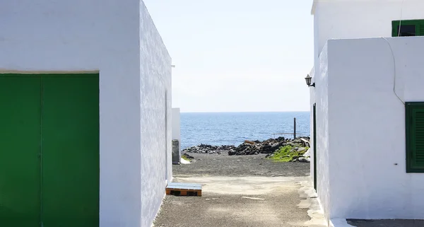 Krajina el golfo na lanzarote — Stock fotografie