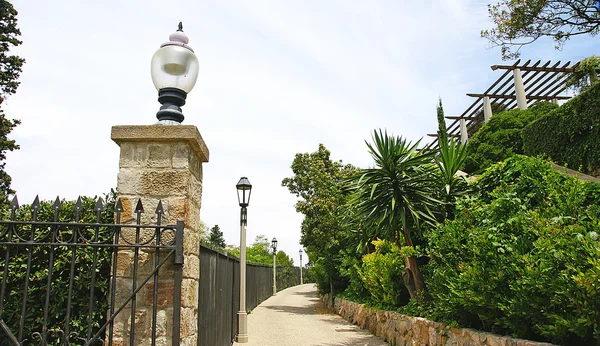 Montjuic bahçeleri — Stok fotoğraf