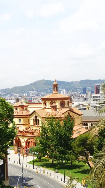 Aerial view of the Mercat de flors — Stock Photo, Image