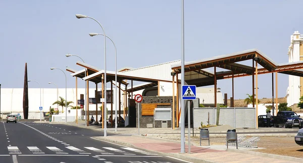 Bus station in Arrecife — Stock Photo, Image