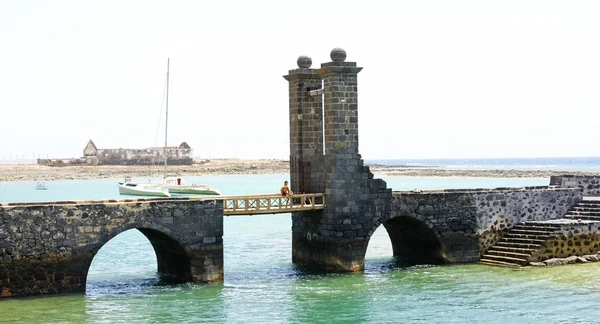 Slottet-bron i san gabriel, arrecife, lanzarote, Kanarieöarna — Stockfoto