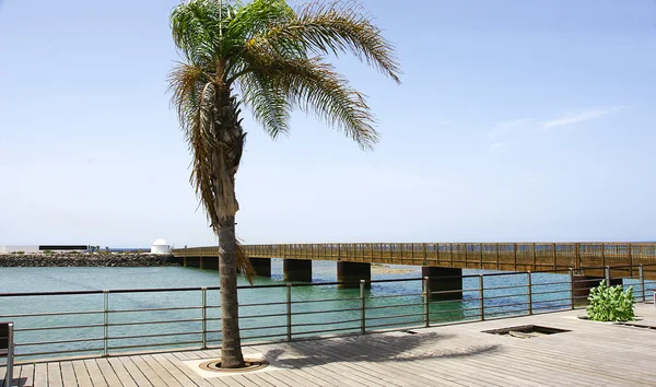 Pont de l'îlot Fermina, Arrecife , — Photo