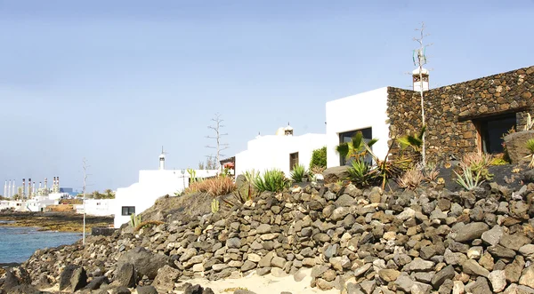 Paisagem de Lanzarote, Ilhas Canárias — Fotografia de Stock