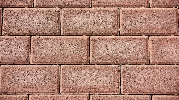 Red brick wall for backgrounds and textures — Stock Photo, Image