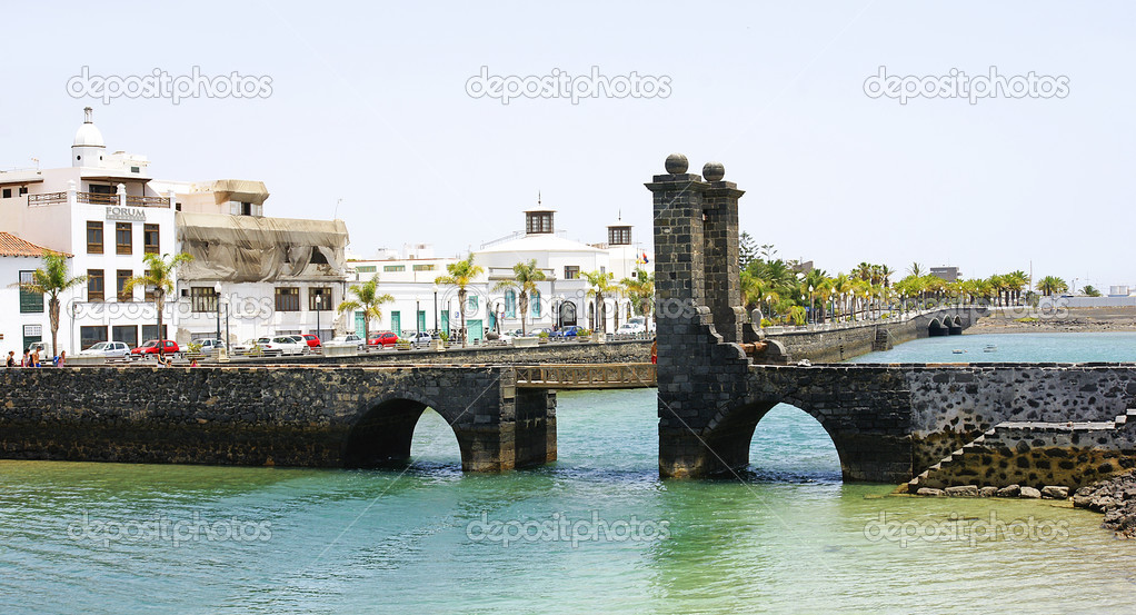 Castle Bridge of San Gabriel, Arrecife, Lanzarote, Canary Islands
