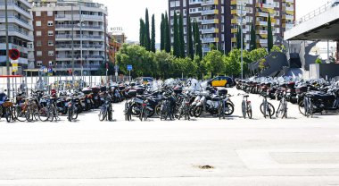 Motosiklet park alanı