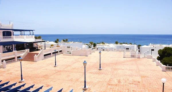 Canarian architecture in Puerto del Carmen — Stock Photo, Image