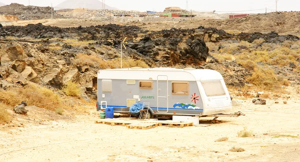 Рулотта, палатка и Арресифе — стоковое фото