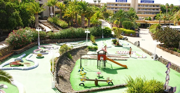 minigolf ve bir tatil Bahçesi