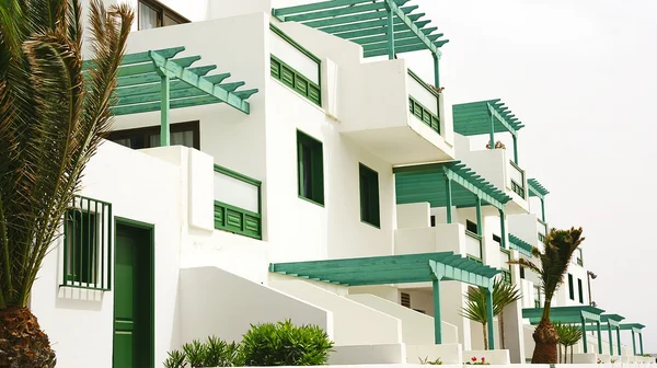 Canarian architecture in Puerto del Carmen — Stock Photo, Image