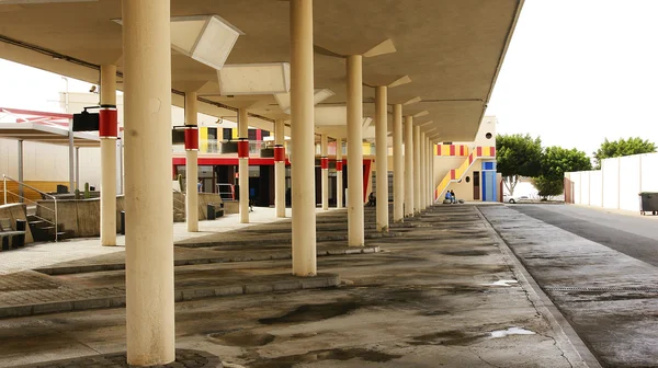 Guágua ou estação de ônibus em Arrecife — Fotografia de Stock