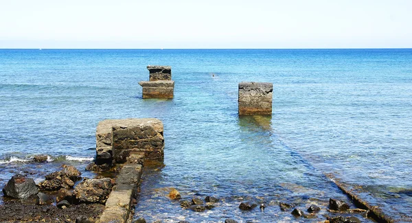 Spiaggia in Costa Teguise , — Foto Stock