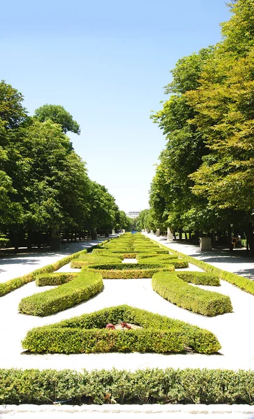 Jardín Romántico en el Parque del Retiro —  Fotos de Stock