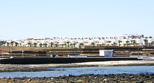 Mořské scenérie ostrova lanzarote — Stock fotografie