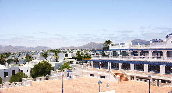 Kanarisk arkitektur i Puerto del Carmen - Stock-foto