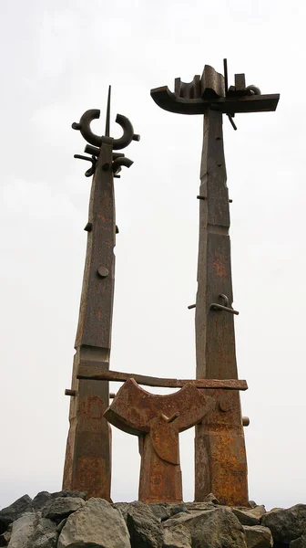 Скульптура Югет де Эрхо в Коста-Тегисе — стоковое фото