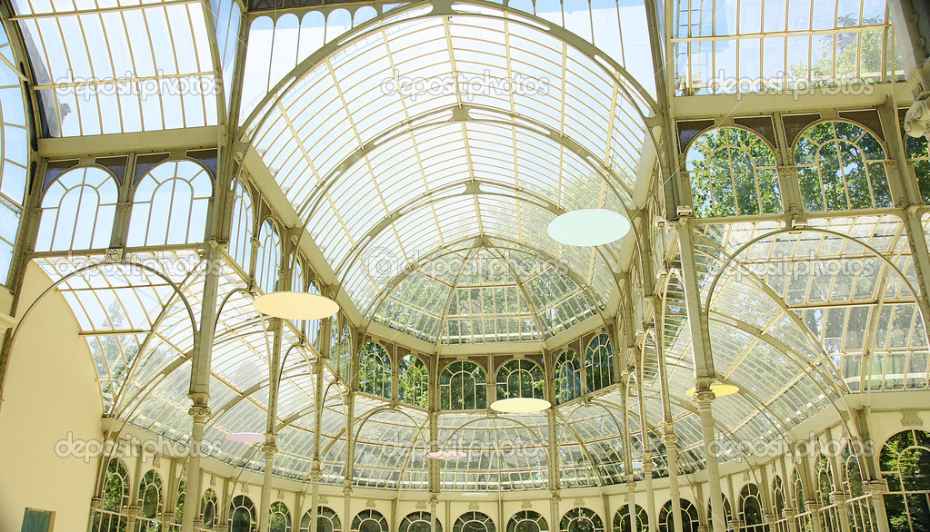 Interior And Exterior View Of Crystal Palace Stockfoto