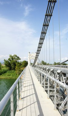 ebro nehrinin üzerinde köprü
