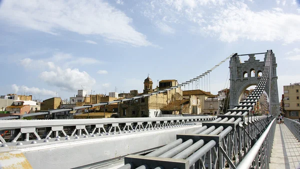 Bridge over the Ebro river — Stock Photo, Image
