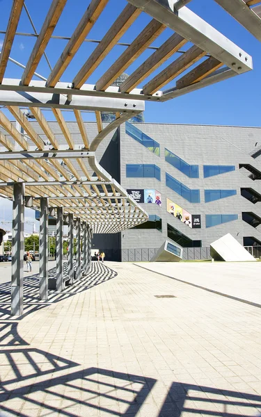 Müzenin tasarım arka plan ile süs yapısı — Stok fotoğraf