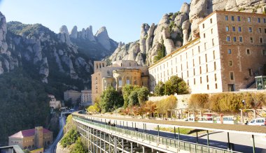 montserrat monastery görünümünü