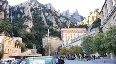 montserrat monastery görünümünü