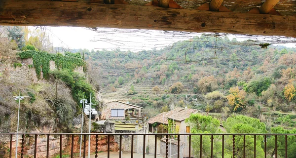 Mura, barcelona binalar, orta yaş cadde ve sokaklar — Stok fotoğraf