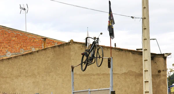 Bicicleta como uma reivindicação comercial — Fotografia de Stock