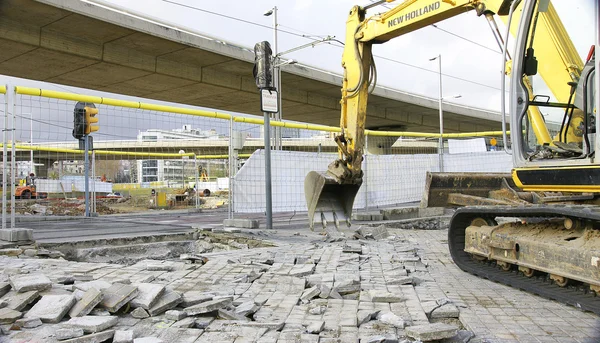 Desconstrução da estrada circular — Fotografia de Stock