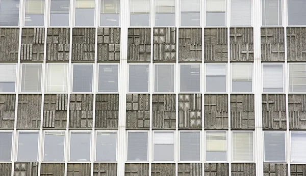 Fasáda budovy pro pozadí a textury — Stock fotografie