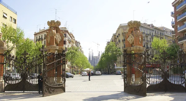 Vue sur Barcelone, espagne — Photo