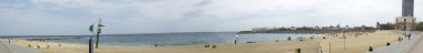 Seaside beach Barcelona, İspanya