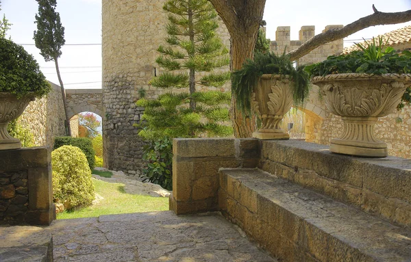 Architectural Complex of Antonio Gaud El Garraf, Barcelona — Stock Photo, Image