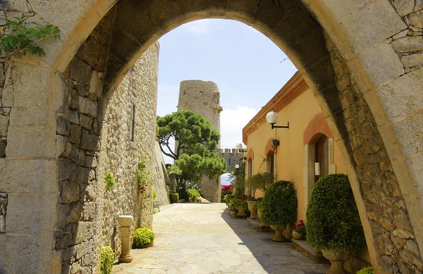 Architectural Complex of Antonio Gaud El Garraf, Barcelona — Stock Photo, Image